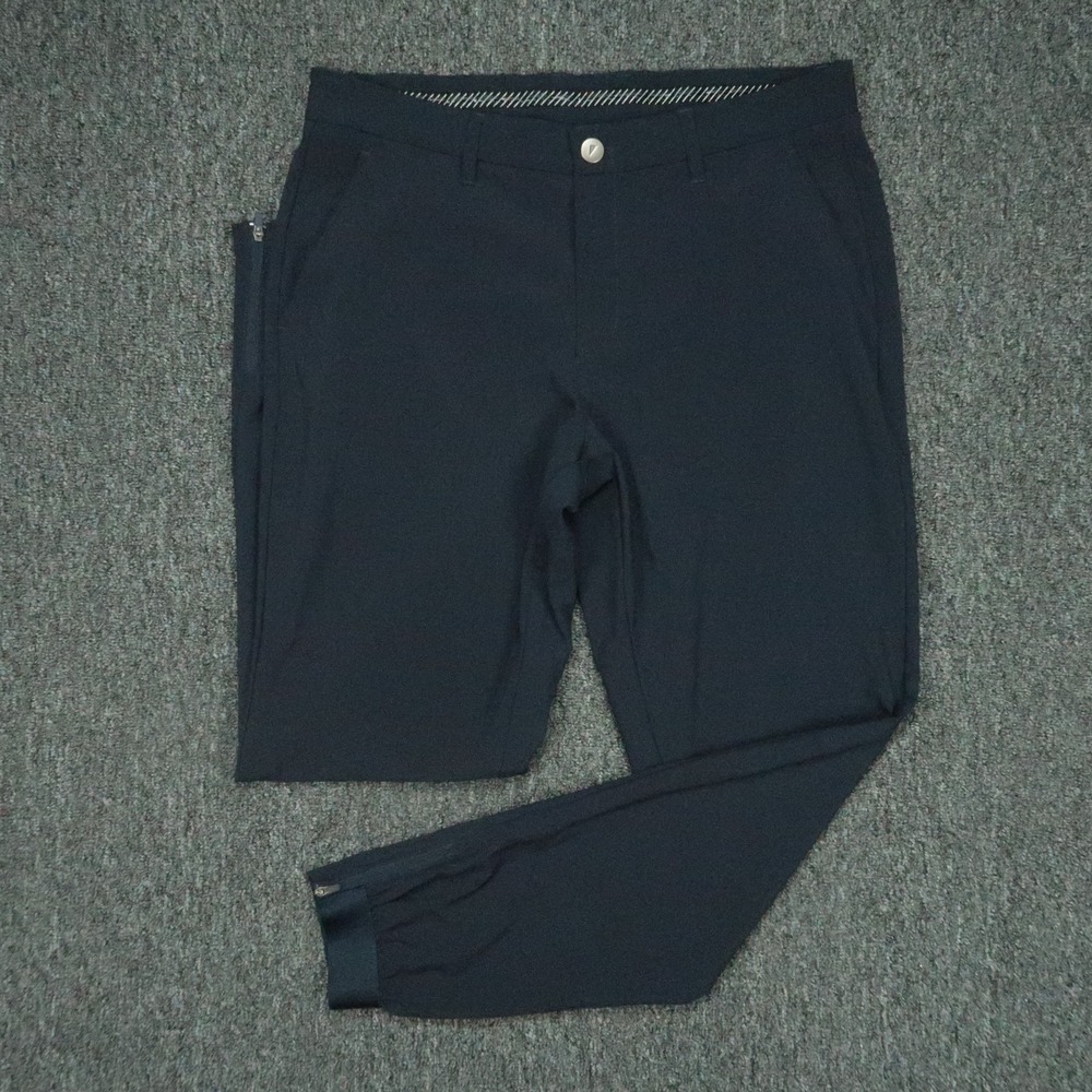 Primo Pants Mens 33x30 Blue Stretch Ankle Zip Performance Sinclair Dinosaur